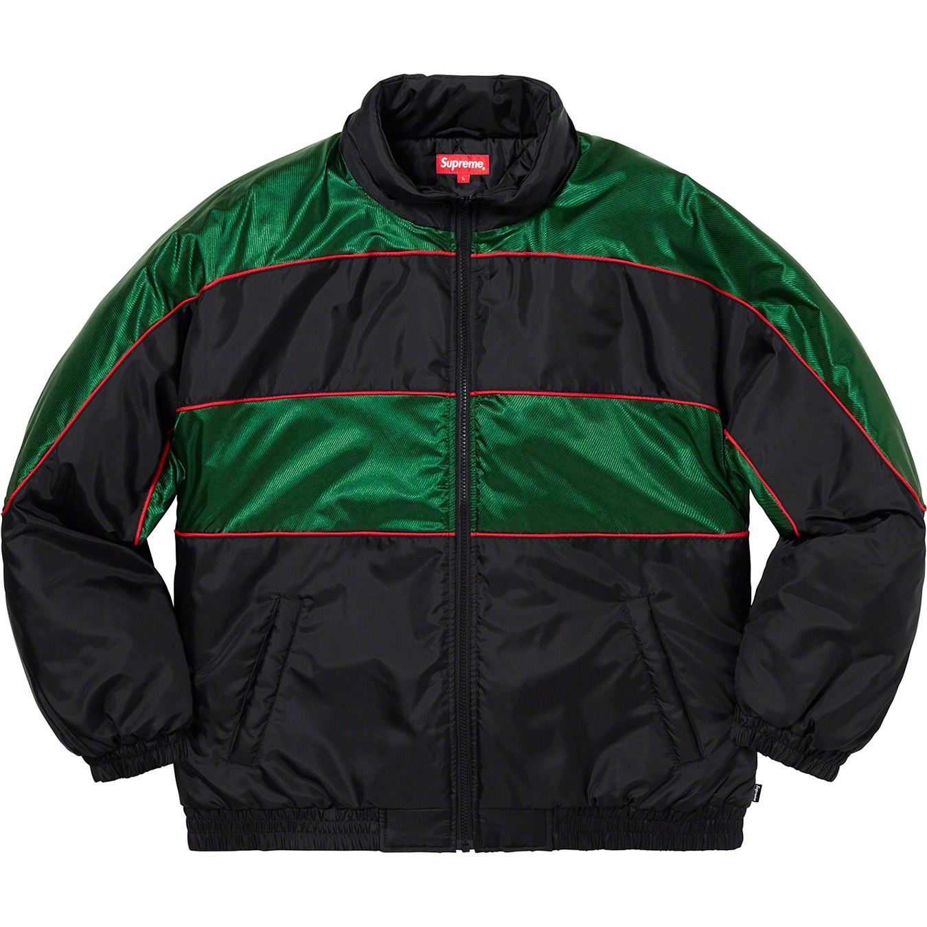 Sports Piping Puffy Jacket view 7